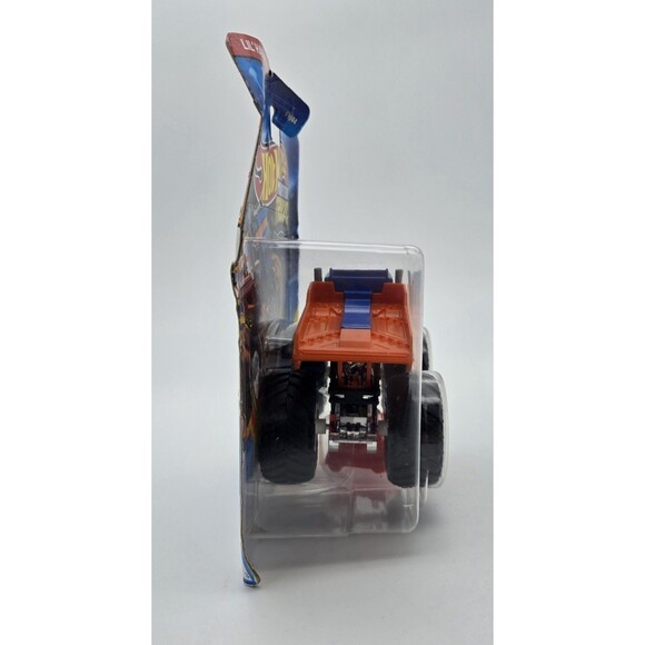 Monster Jam Lil Haulin 64 Diecast Truck Crushed Car New Package Damage - Picture 4 of 6